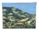 View of a mountain village, oil on canvas