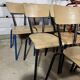 Lot de 16 chaises d'école