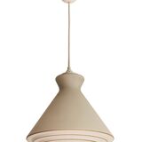 1960s Milk Glass Pendant Light