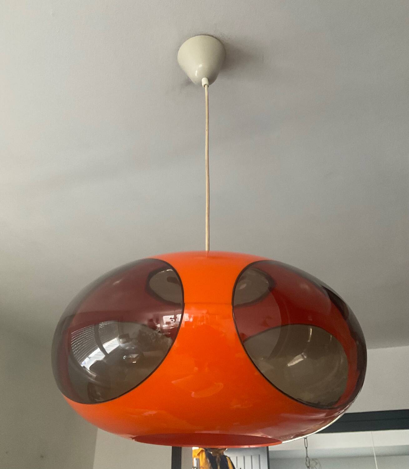 Ufo pendant lamp by Luigi Colani from the 70s