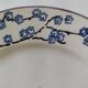 3 assiettes plates Digoin Sarreguemines modèle Pêcher