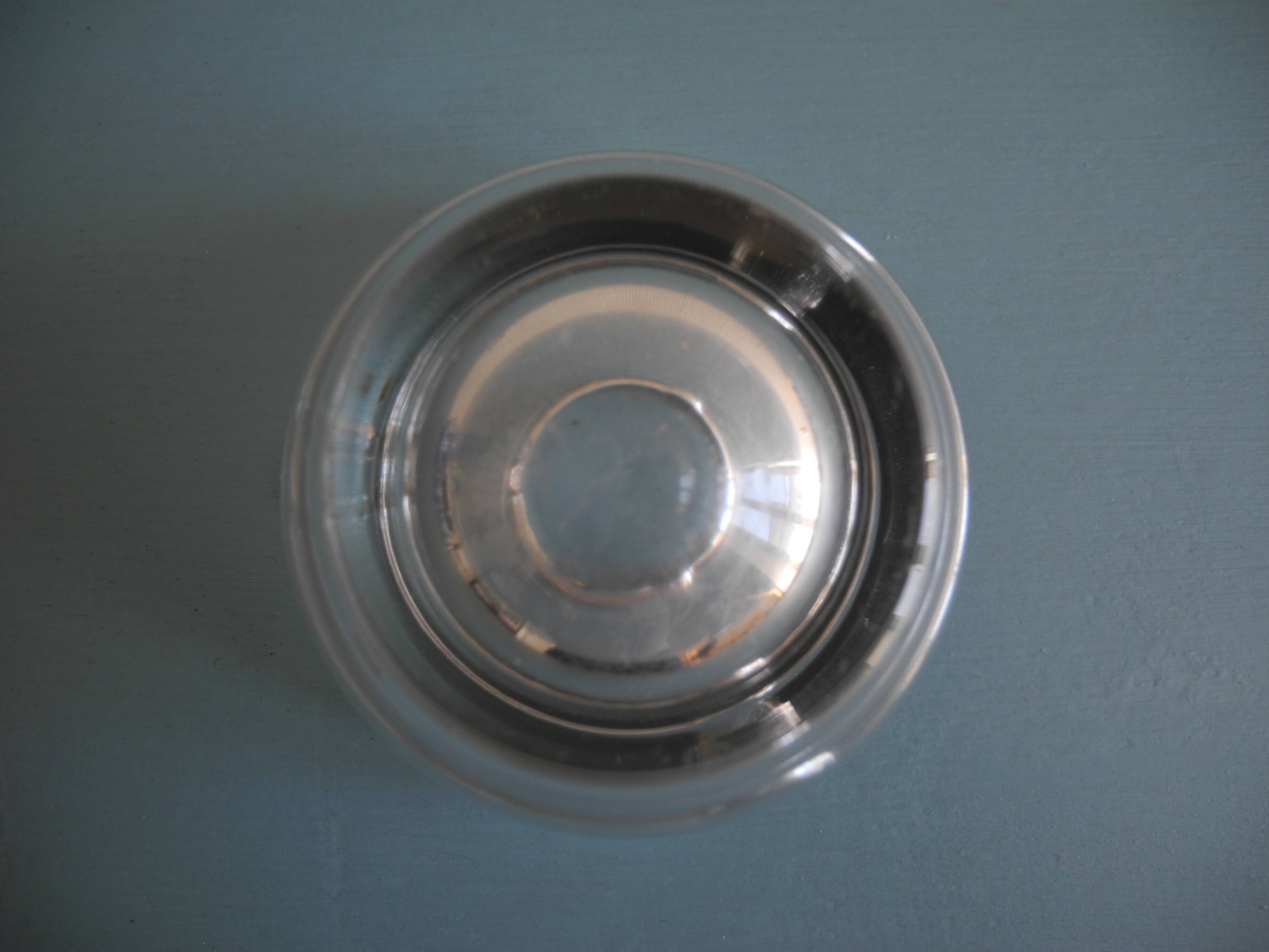 ancien cendrier verre Zignago Vetro Vieux Rouen vintage french ashtray