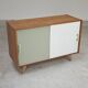 U-452 Green and White Sideboard by Jiri Jiroutek for Interier Praha 1960