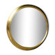 Mirror or vintage mirror top in golden brass