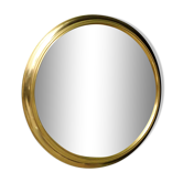 Mirror or vintage mirror top in golden brass