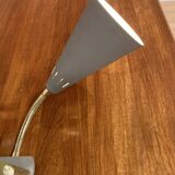 Double metal wall lamp, Scandinavian design 1950.
