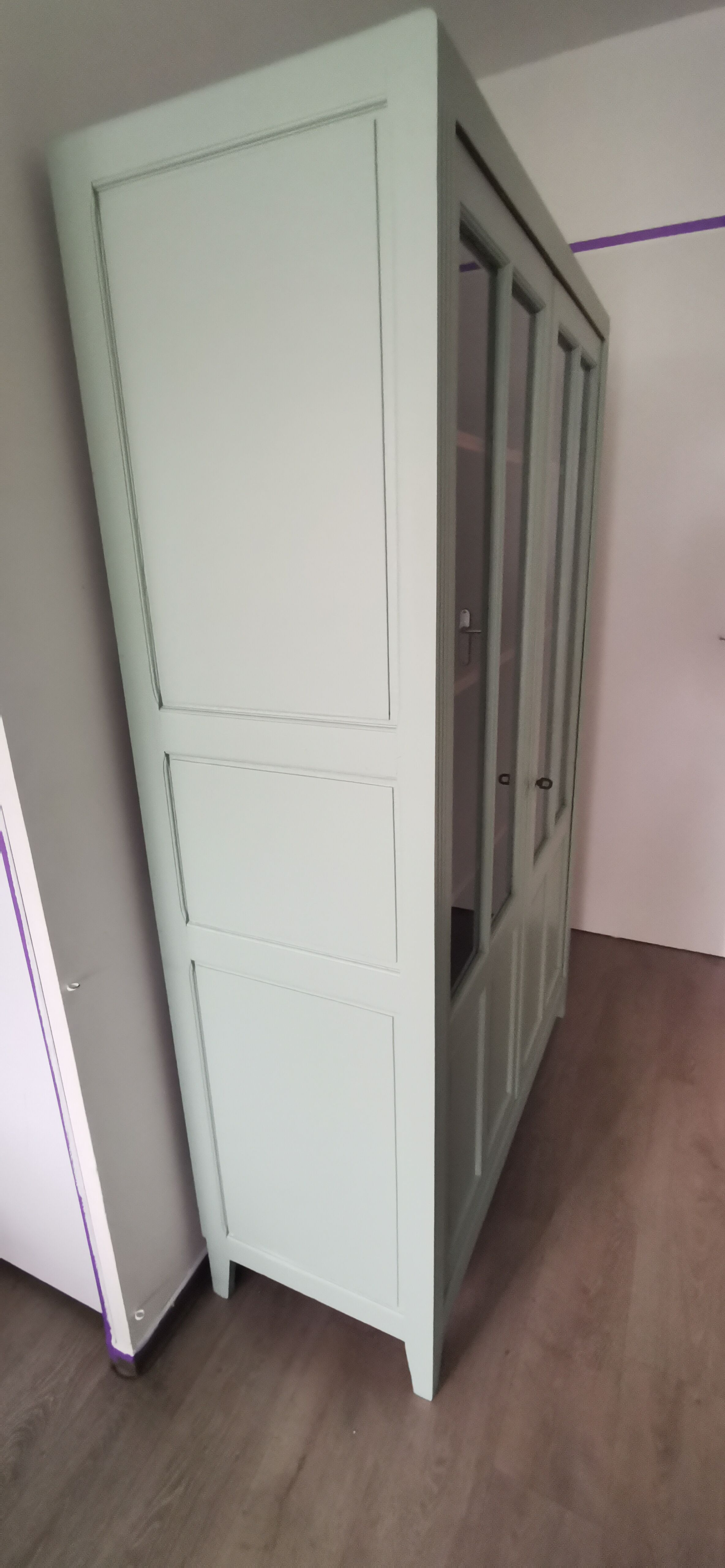 Parisian glass cabinet