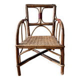 Chaise enfant bois ancien