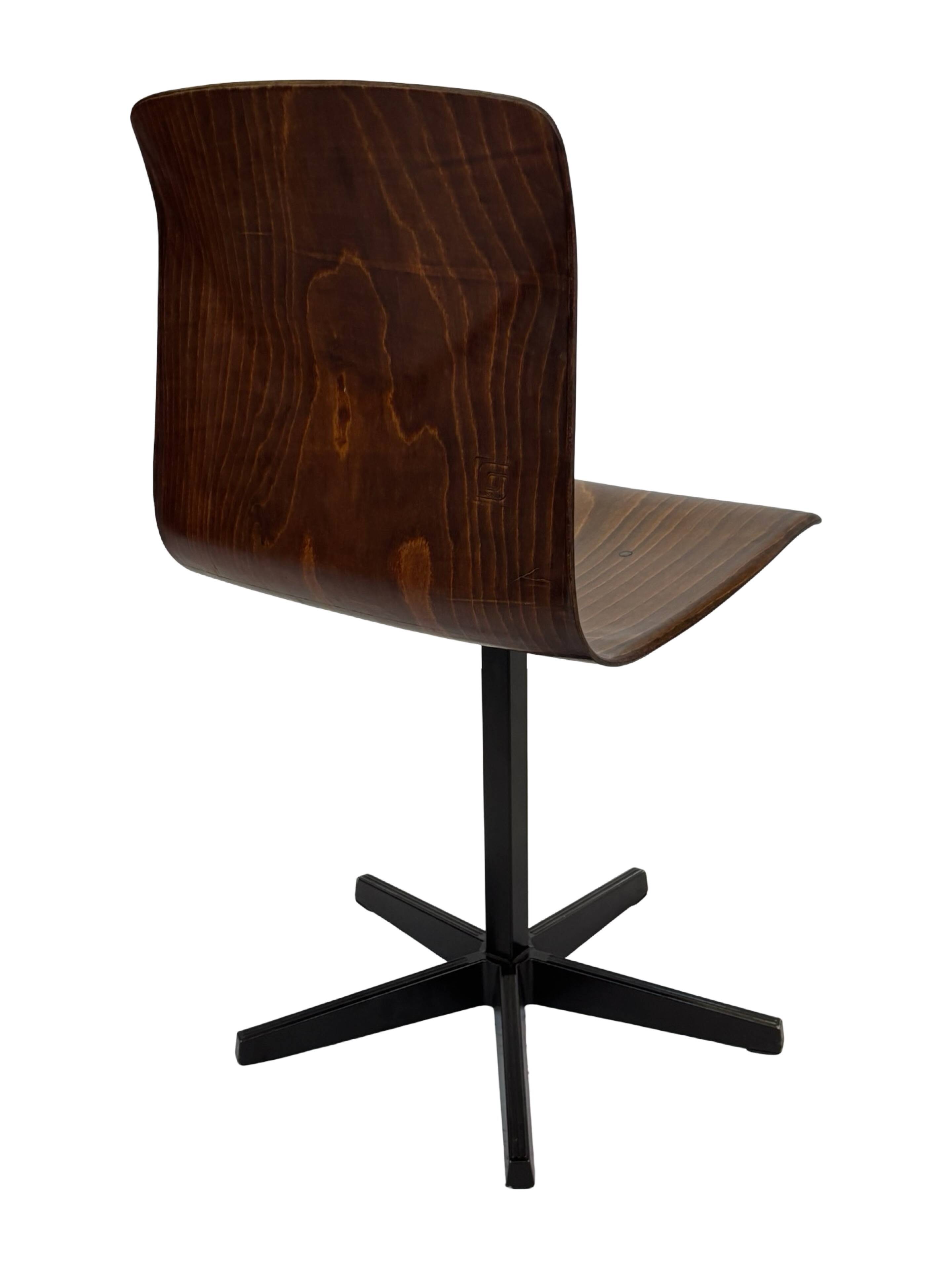 Vintage Galvanitas Pagholz school chair work chair dutch design