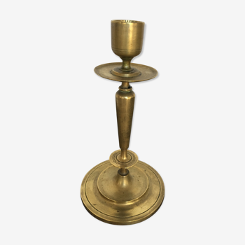 Old brass candlestick