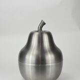 Pear-shaped ice bucket.