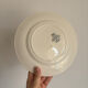 Set of 6 flat plates Longwy Loridan • French earthenware clay