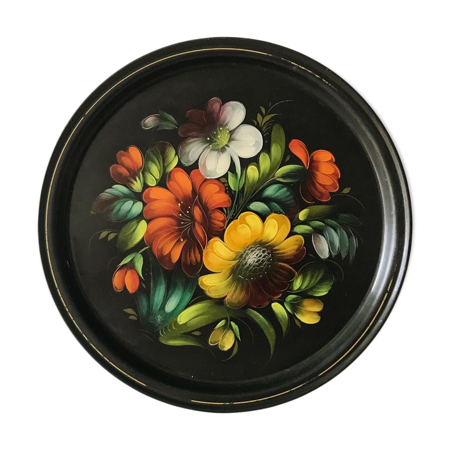 Russian metal tray 70s