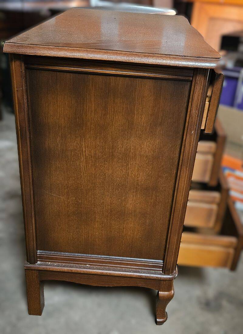 Commode Bois Teinté A 4 Tiroirs