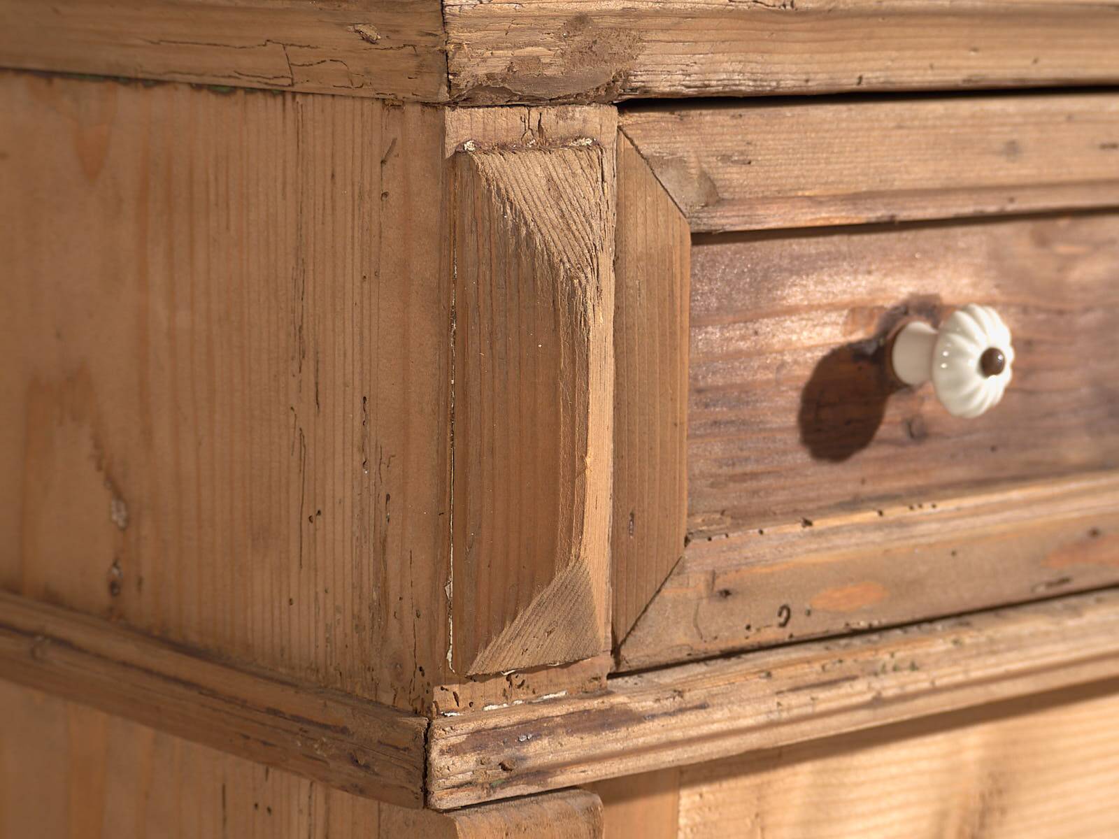 Small antique Provençal-style wardrobe (circa 1930) #97