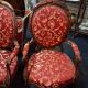 pair of mahogany armchairs, dating from the 19th century