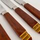 Set of 6 Vintage French Art Deco Design Inox Dinner Knives