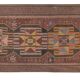 Vintage Turkish kilim, handwoven, 133x261 cm.
