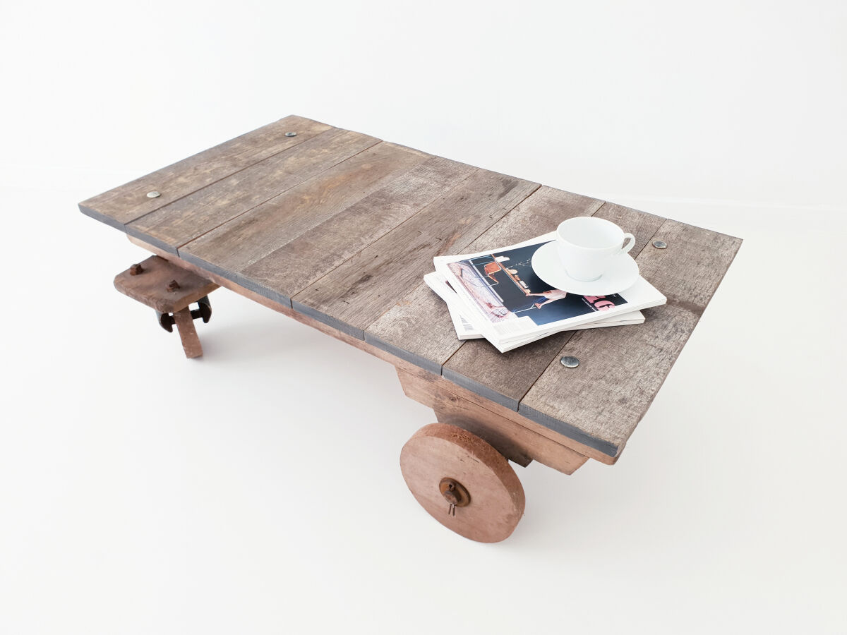 Table low industrial cart
