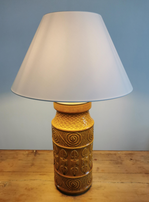 Ceramic lamp Scheurich circa 50s