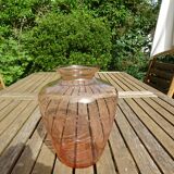 Bohemian glass vase years 40