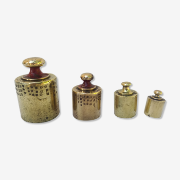 Brass scale weight