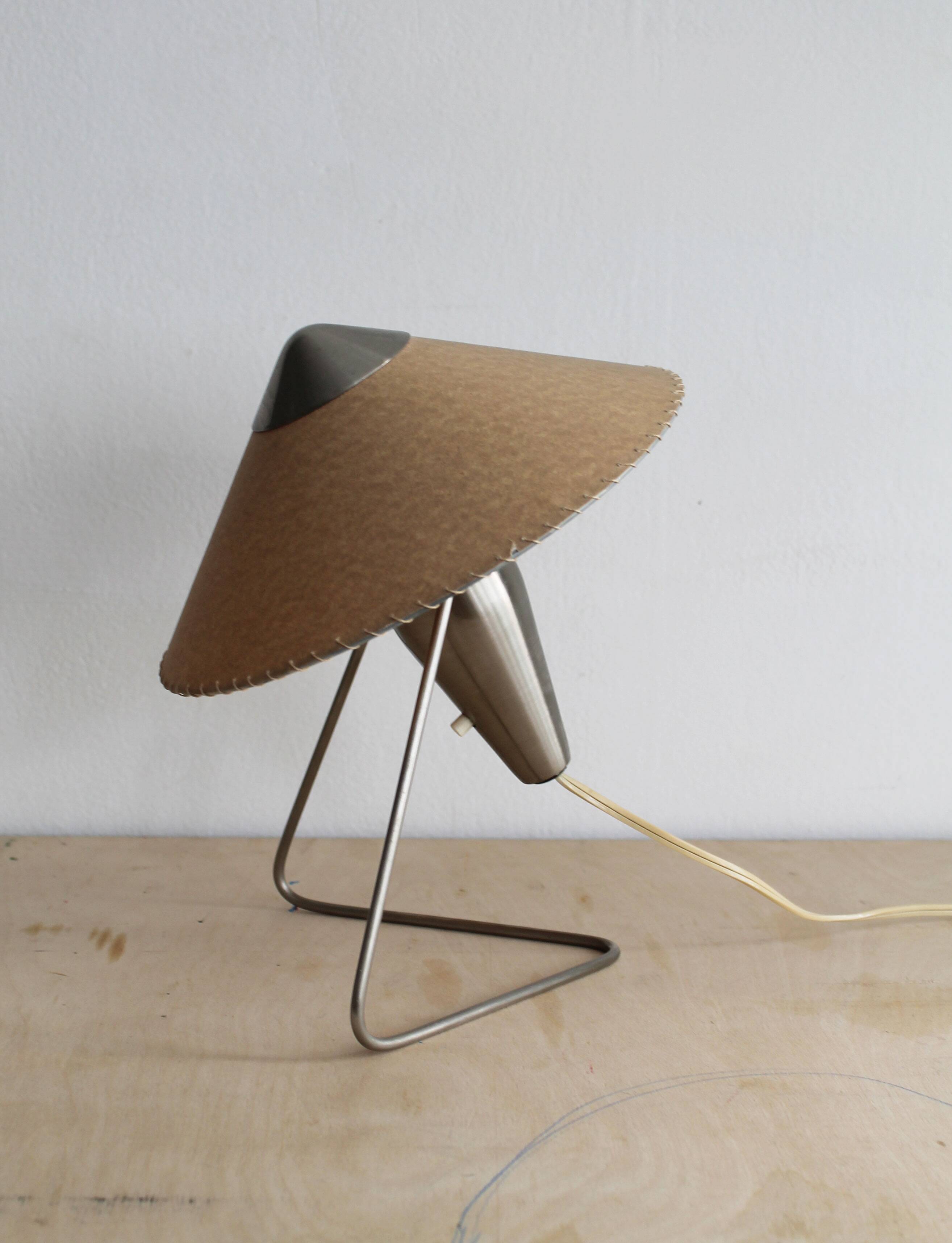 1950s Czech Modernist Table Lamp by Helena Frantová
