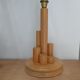 Wooden lamp foot