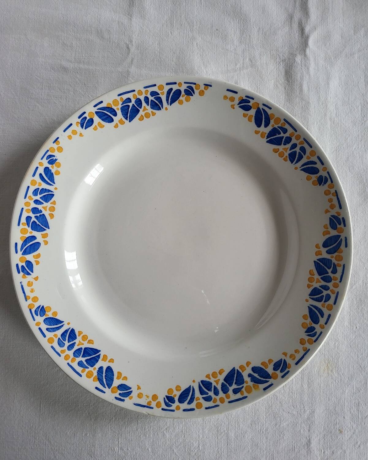 Set of 6 HBCM France Colette Dinner Plates