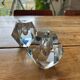 Pair of crystal vases