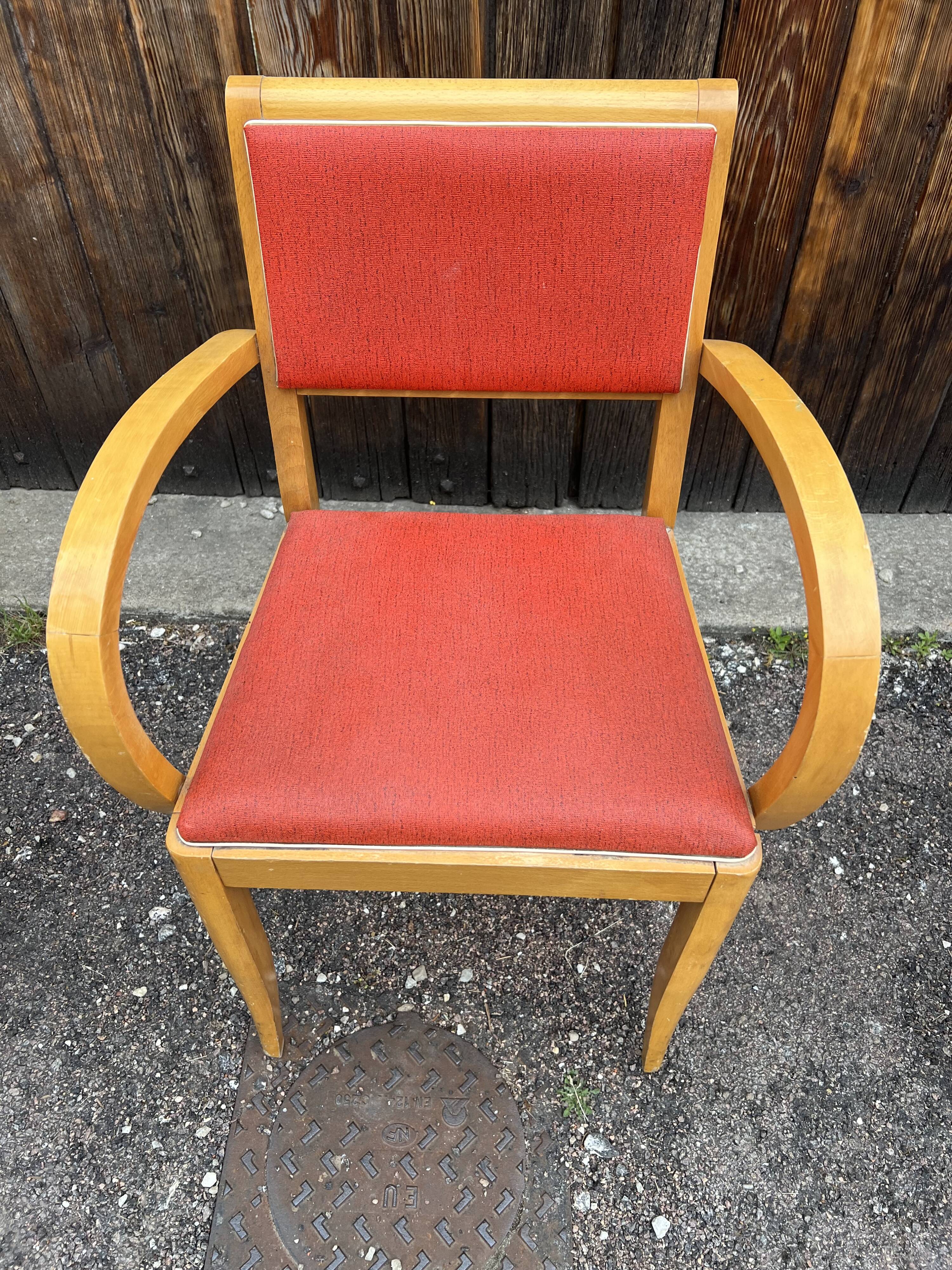 Set of 3 vintage 50s armchairs – Scandinavian design