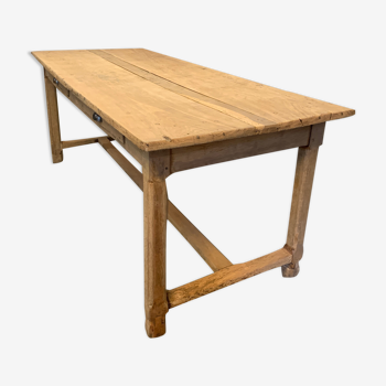 Walnut farmhouse table 1920