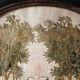 Pair of embroidered silks, needle painting, circa 1800