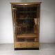 Art deco showcase cerused oak