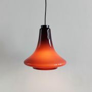 Purple glass pendant lamp by Hans Agne Jakobsson for Svera, Sweden 1960's