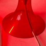 3 Vintage ikea lampan red / burgundy table lamps.