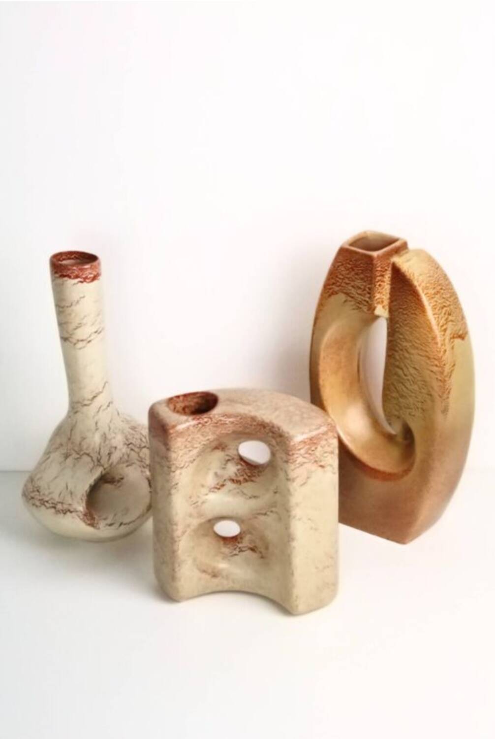 1970s ceramic vase, Roberto Rigon for Bertoncello