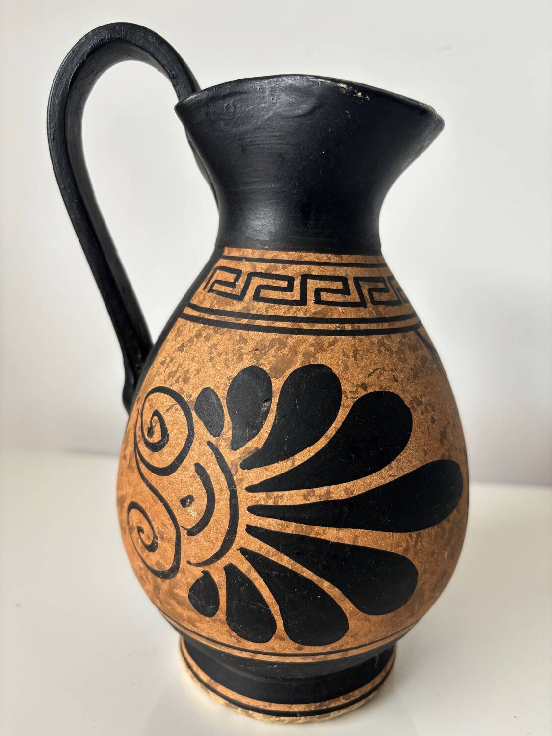 Antique pottery amphora style vase / pitcher – Ancient Greek decor