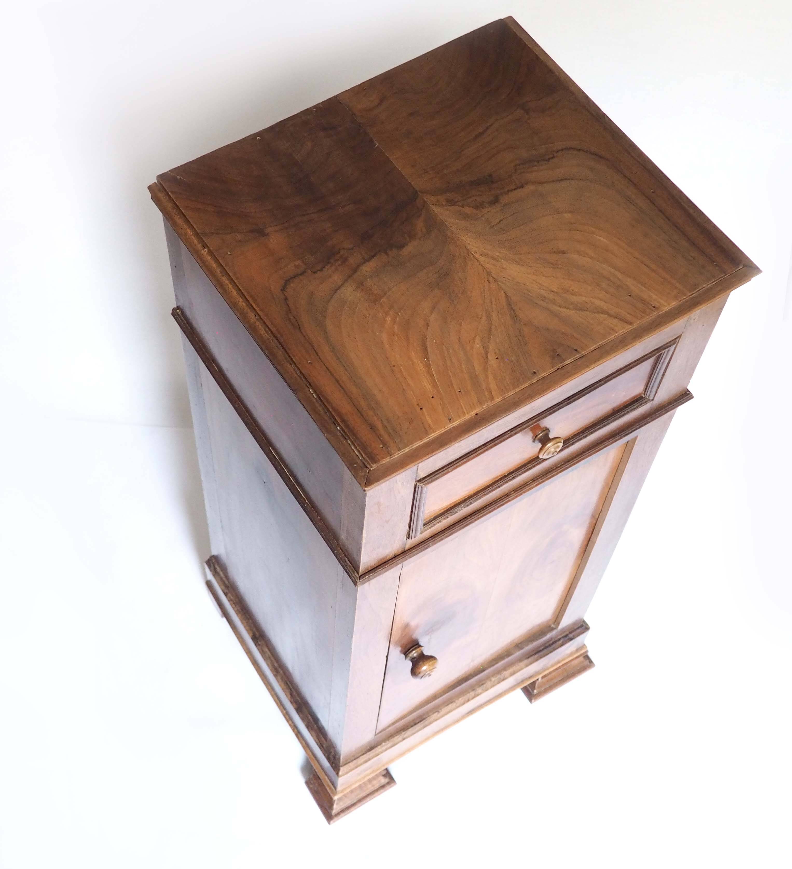 All-wood bedside table or storage unit