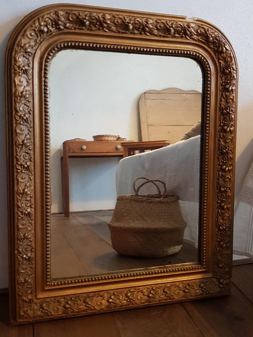 Old golden mirror 71x56cm