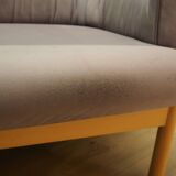 Lilac velour sofa, Danish design, 1970s, production: Denmark
