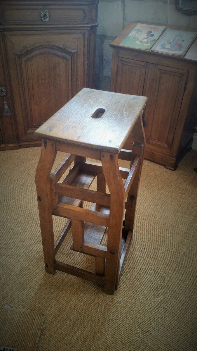 Old library stool