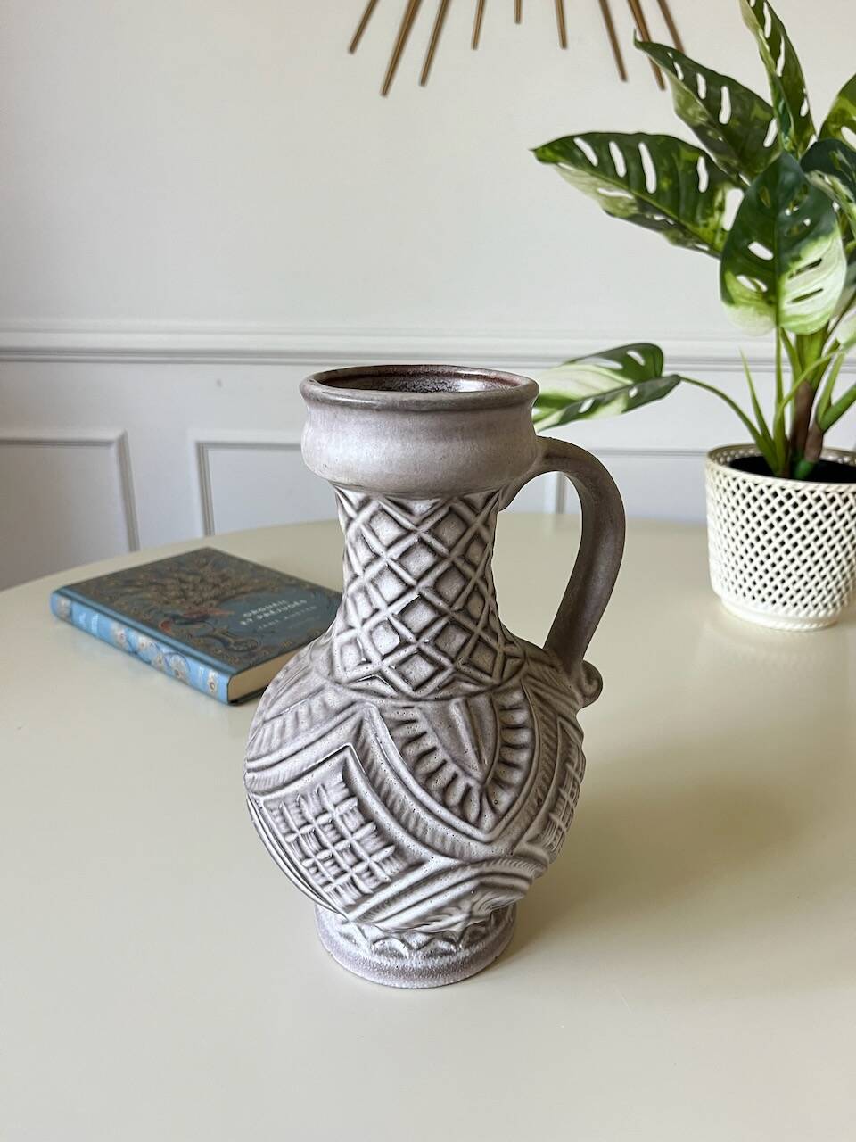 Graphic vase West Germany