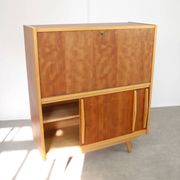 Mid-Century Modern Scandinavian Wooden Bar Cabinet, 1950s