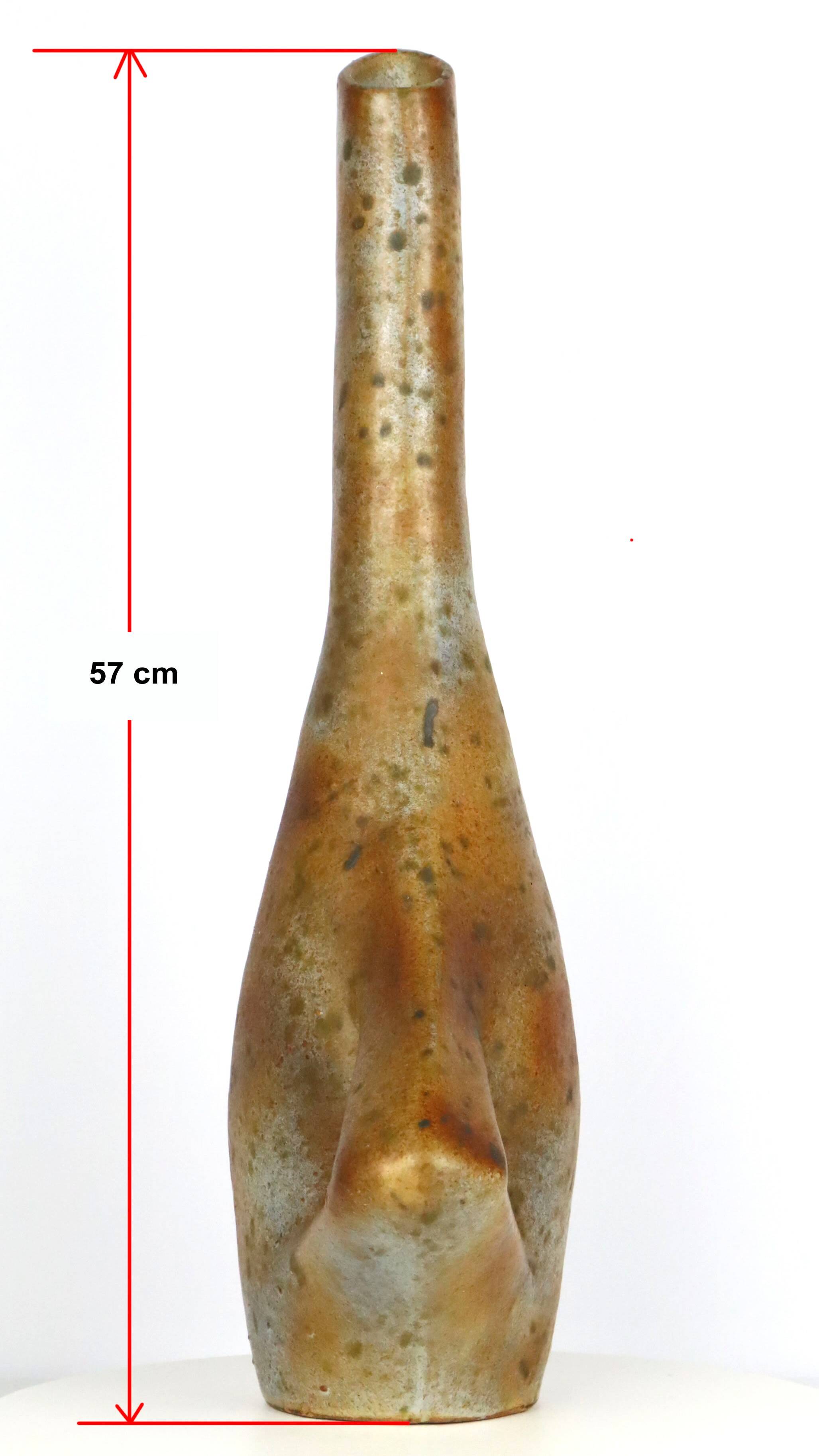 Ceramic vase by Agnès Escala Vallauris 1970