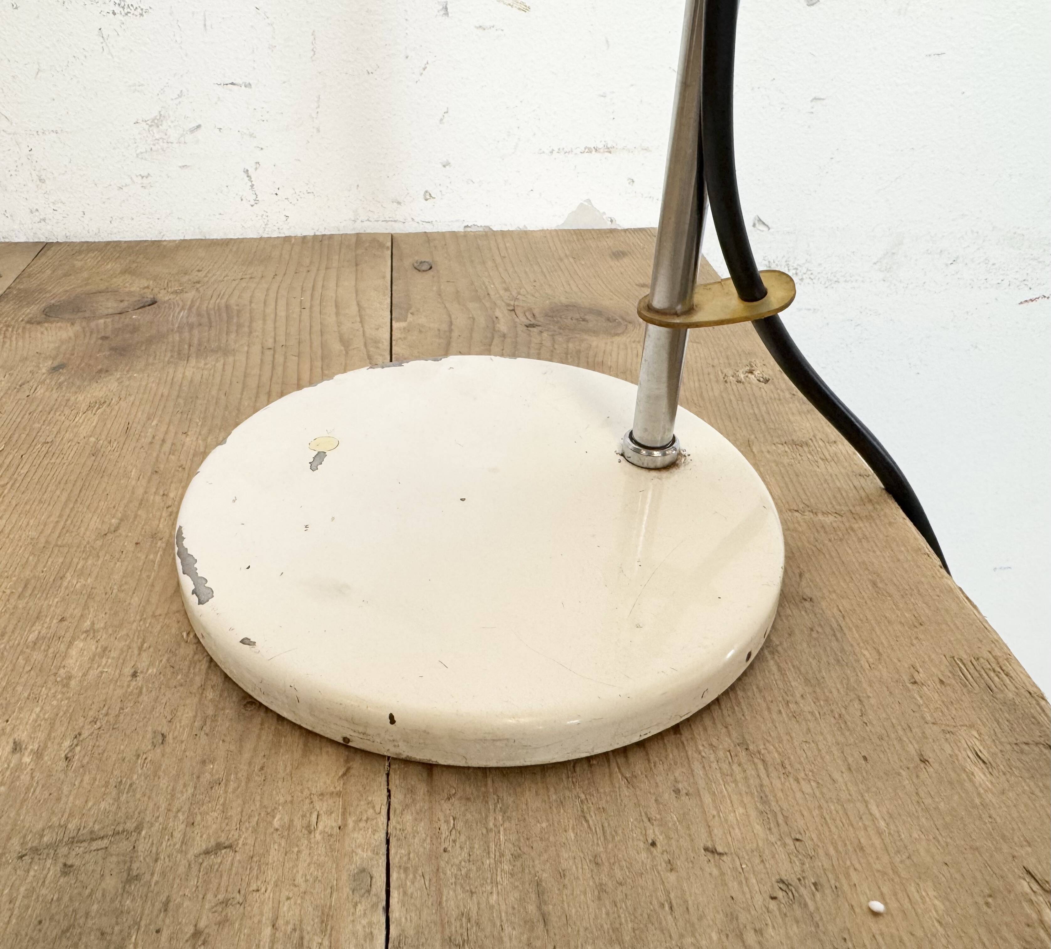 Vintage Beige Table Lamp , 1970s