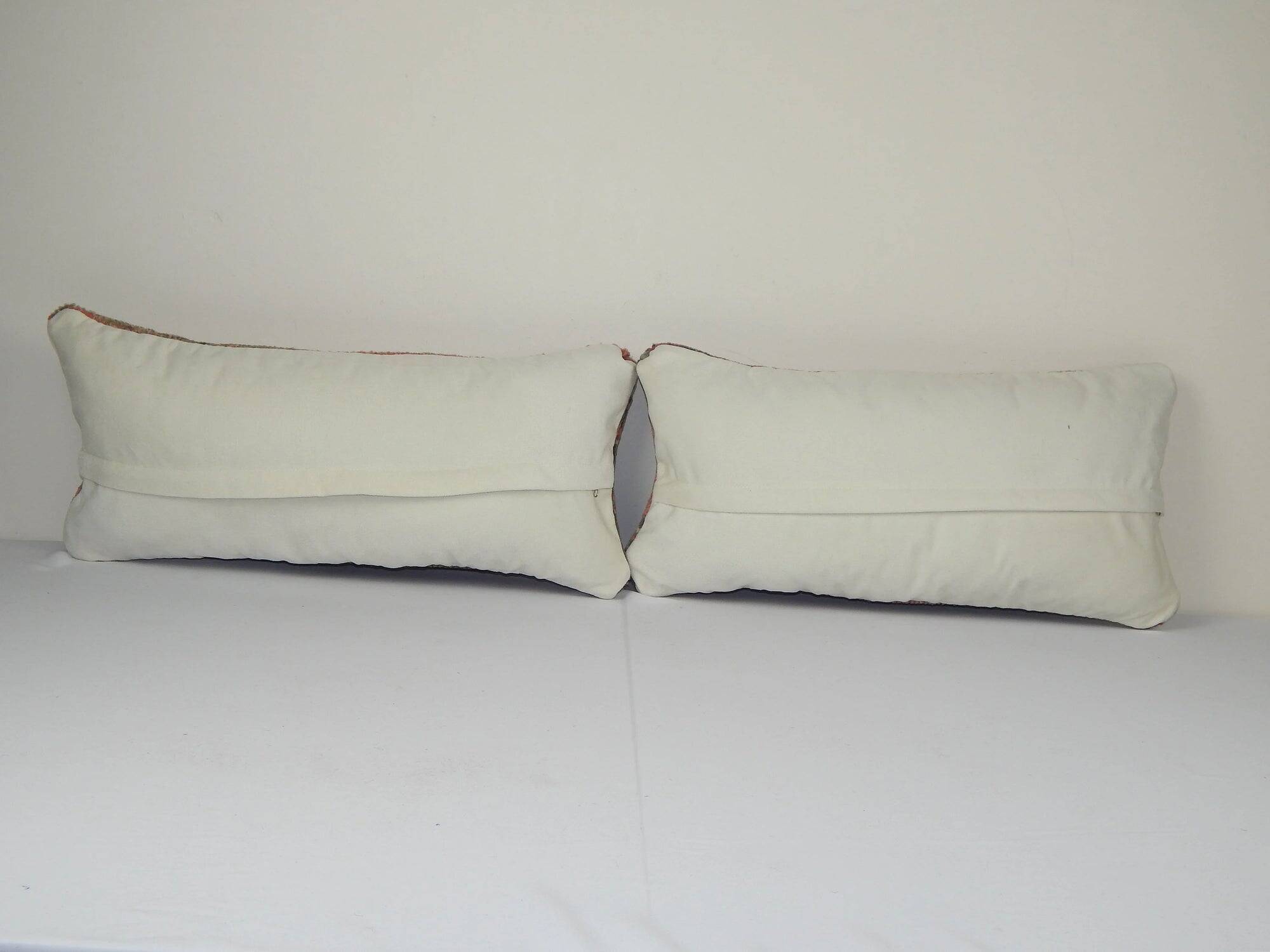 Set of 2 vintage Turkish cushion covers 25x56 cm