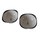 Bowls cups anchor decoration Sarreguemines