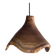 Small suspension in organic teak hat D30 H20