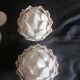 Pair of porcelain artichokes. Mid-twentieth century.